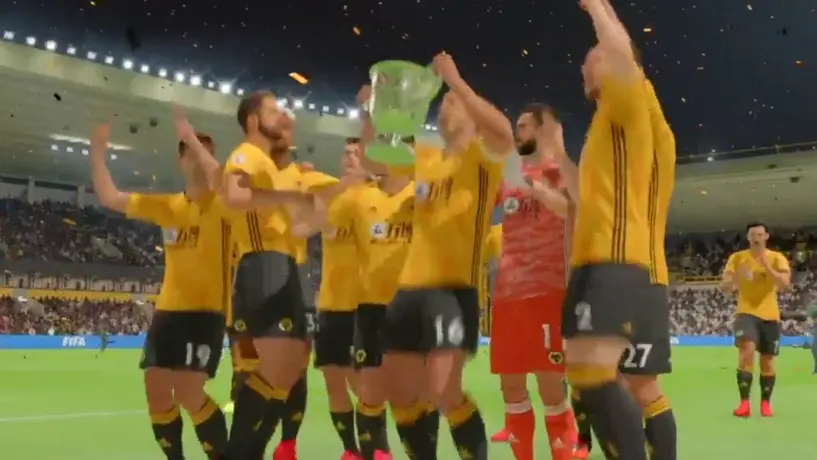 Raúl Jiménez le dio el título de la ePremier League a los Wolves
