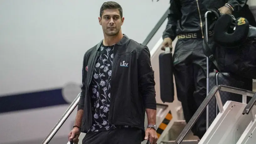 49ers y Chiefs llegaron a Miami para el Super Bowl LIV