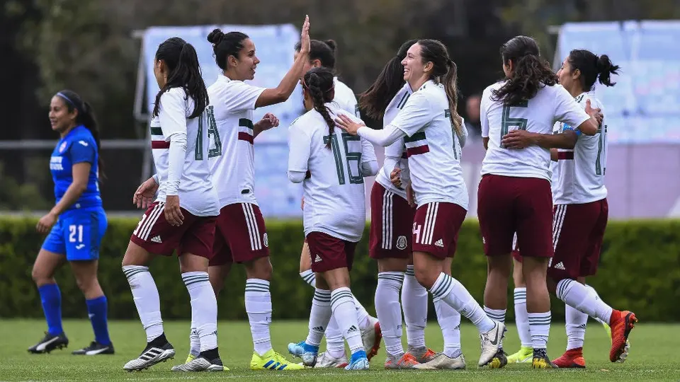 Tri Femenil goleó a Cruz Azul en el último partido de preparación rumbo al Preolímpico