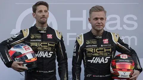 Magnussen y Grosjean asistieron al Open House de de Haas y Hi-Tec