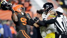 Myles Garrett aseguró en su apelación que Rudolph le dijo un insulto racista