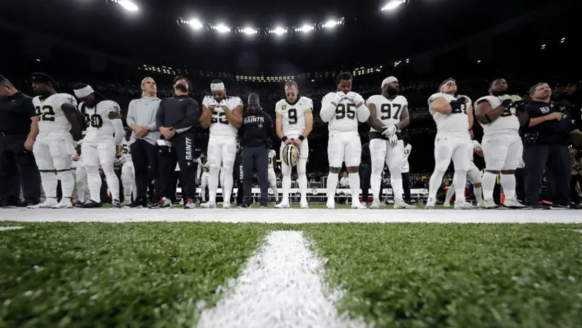 Saints rindió homenaje a periodista fallecida en el juego ante Vikings