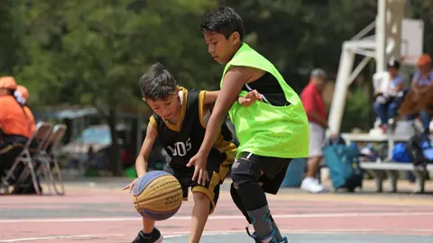 Basquetbol 3x3 se llevó a cabo en medio de una gran fiesta familiar