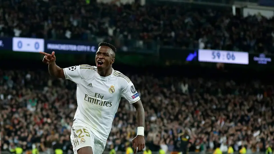 Vinícius, elegido jugador del mes por aficionados del Real Madrid