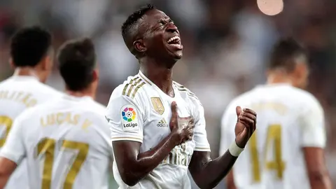Vinicius lloró tras anotar después de ocho meses con el Real Madrid 