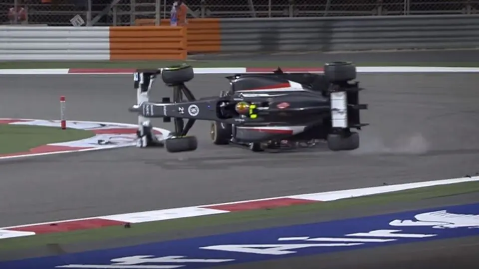 F1 recordó el aparatoso accidente que sufrió Esteban Gutiérrez en 2014
