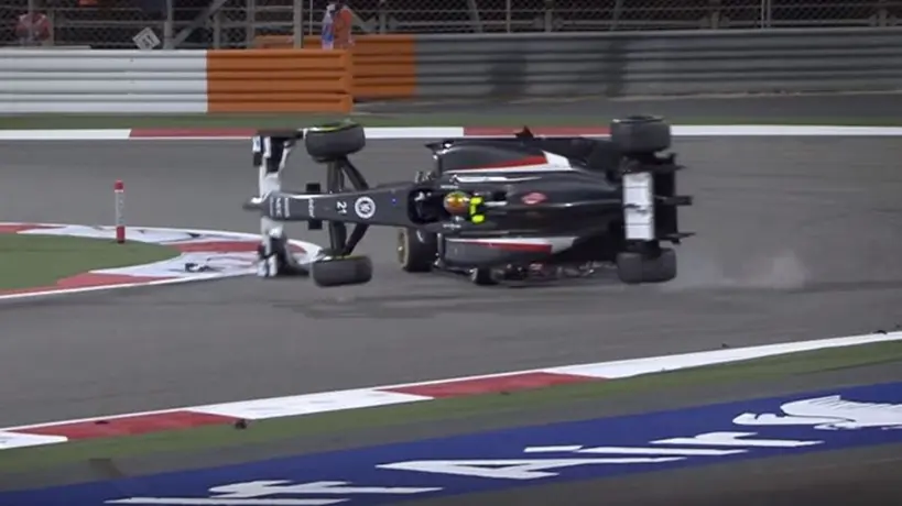 F1 recordó el aparatoso accidente que sufrió Esteban Gutiérrez en 2014
