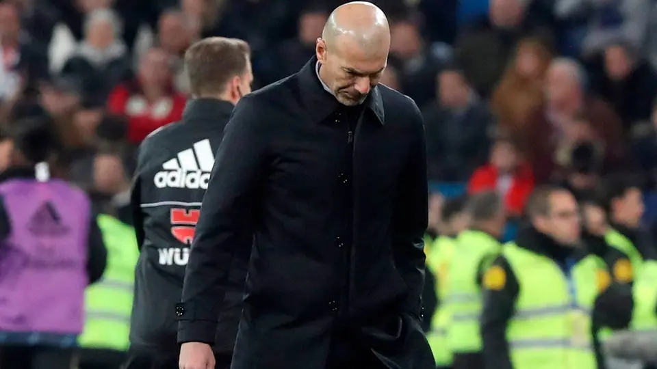 Zidane, con sabor amargo tras perder invicto en el Bernabéu