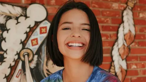 Hija de Pepe Aguilar cantó el himno del América en programa de radio 