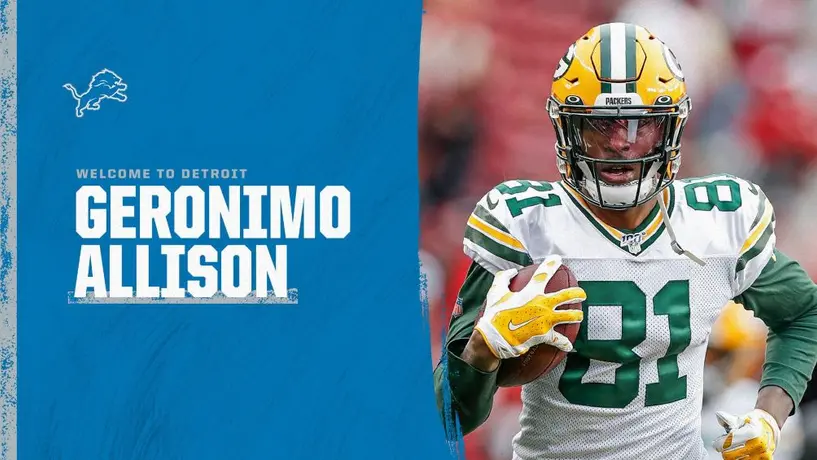 Geronimo Allison, exreceptor de Packers, firmó con Detroit Lions