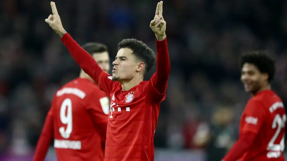 Bayern aplastó al Werder Bremen con hat-trick de Coutinho incluido