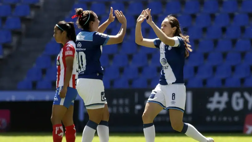 Puebla Femenil trolleó a San Luis con modismos españoles