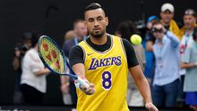 Nick Kyrgios homenajeó a Kobe Bryant en partido vs Rafa Nadal