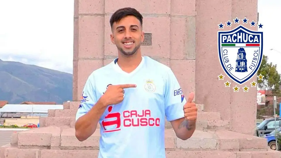 Pachuca presentó a Cristian Souza como su nuevo refuerzo