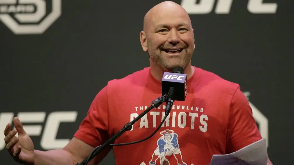 Dana White, durante una conferencia de prensa | AP