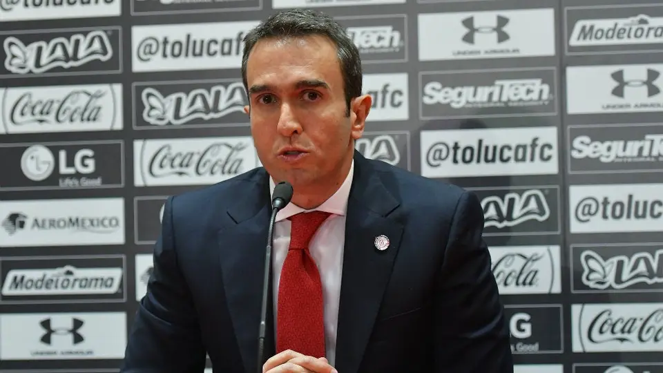 Francisco Suinaga presentó su renuncia como presidente de Toluca