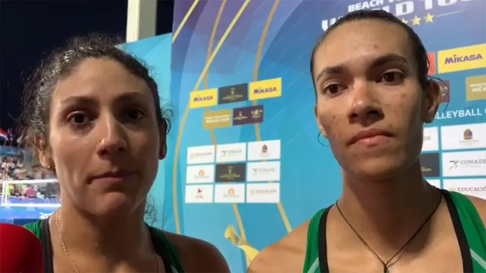 Pareja mexicana se fue con derrota del Tour Mundial de Voleibol de Playa