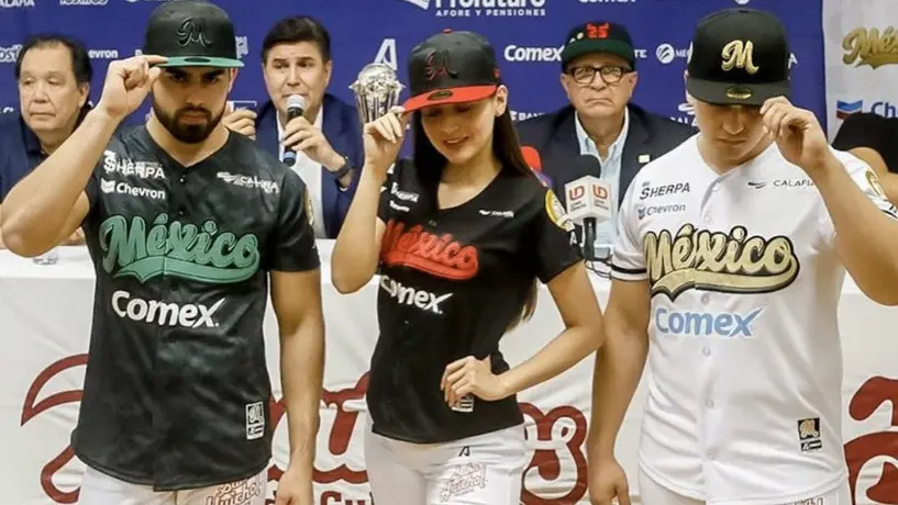 Presidente de la LMP presentó los uniformes de México para la Serie del Caribe 2020
