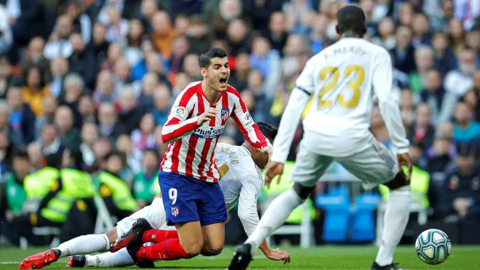 Álvaro Morata se unió a bajas del Atlético con una lesión muscular