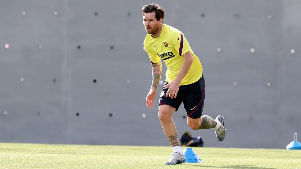Barcelona volvió a los entrenamientos tras el confinamiento