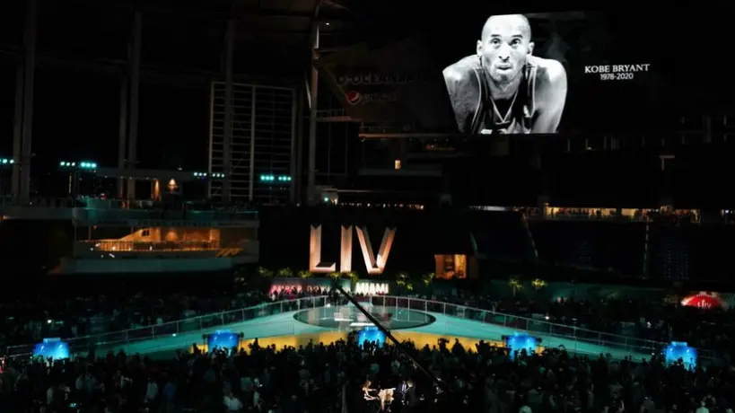 NFL rindió homenaje a Kobe Bryant en el Super Bowl Opening Night