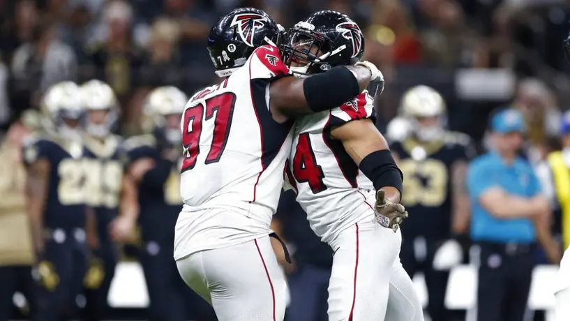 Falcons frenó racha ganadora de los Saints, líderes de la NFC Sur