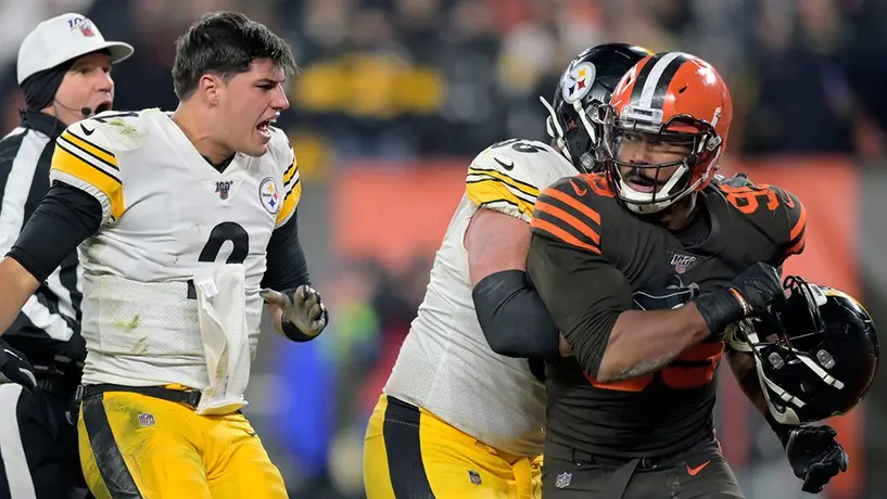Myles Garrett apeló su suspensión por cascazo a Mason Rudolph