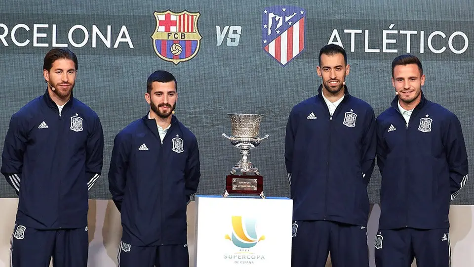 Supercopa Española iniciará con Valencia vs Real Madrid y Barcelona vs Atlético