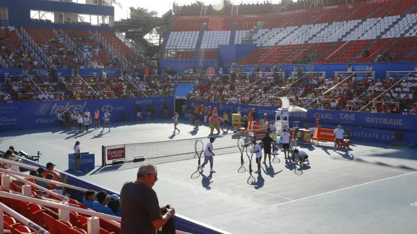 Kyrgios y Zverev convivieron con niños mexicanos en el Kid’s Day del AMT