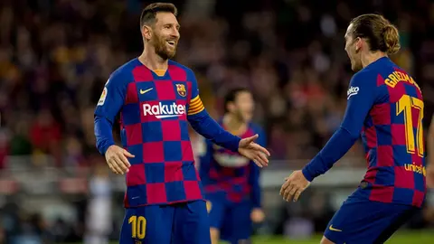 Griezmann: "Cuando Messi ve que el equipo necesita un empujón, ahí está él"