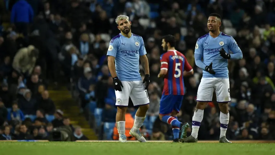 Manchester City desperdició ventaja y fue empatado sobre la hora contra Crystal Palace