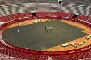 Plaza México se 'transforma' y está casi lista para el juego de Federer