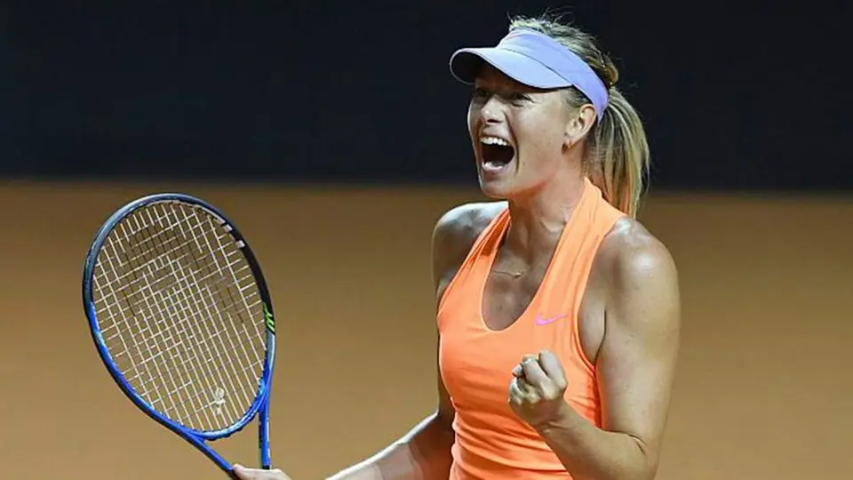 Sharapova compartió su número telefónico para estar en contacto con sus seguidores