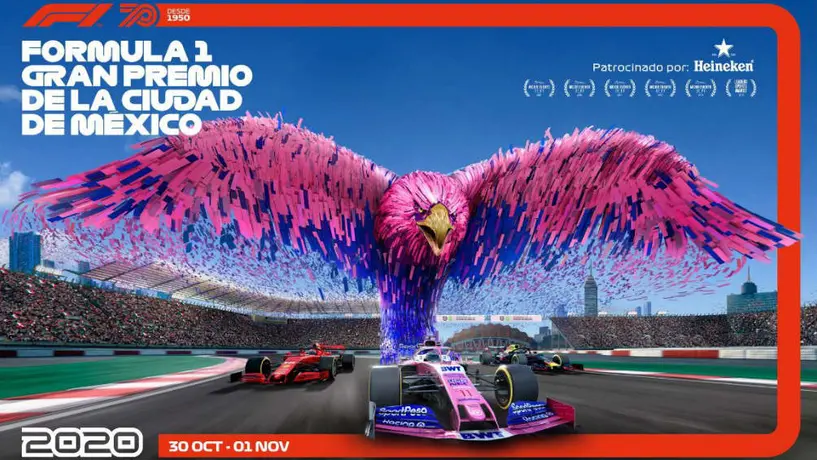 Presentaron pósters del Gran Premio de México