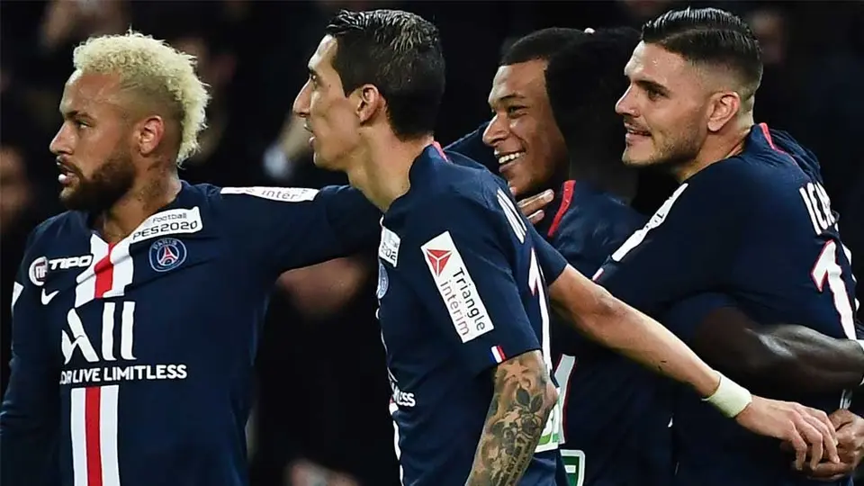 Mbappé, Di María y Neymar encabezan el 'XI' ideal 2019-20 de la Ligue 1