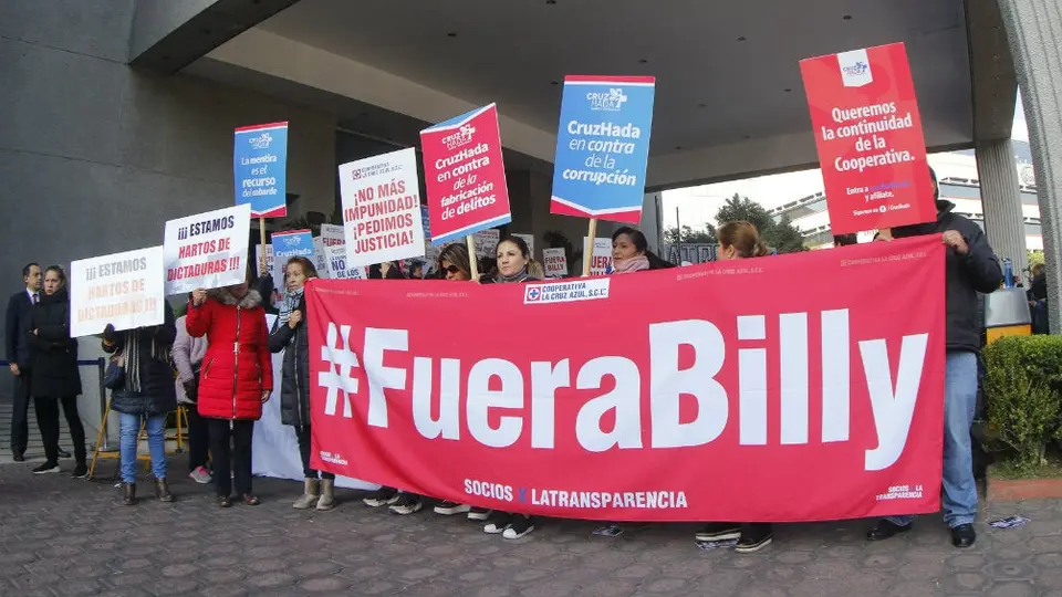 Cruz Azul: Disidentes cooperativistas se manifestaron en contra de Billy Álvarez
