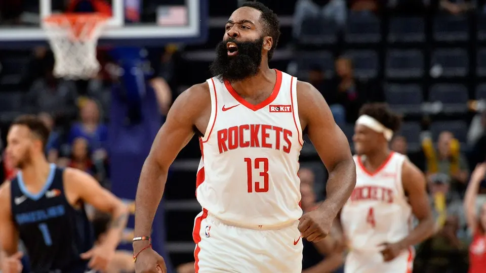 Harden se unió a Jordan como los jugadores con al menos 40 puntos en 70 juegos
