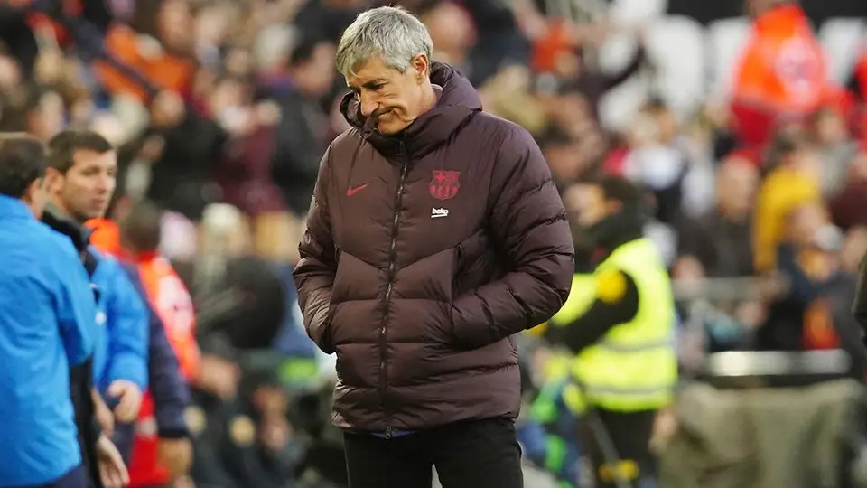 Setién tras eliminación en Copa del Rey: 'Barcelona ha sido superior'
