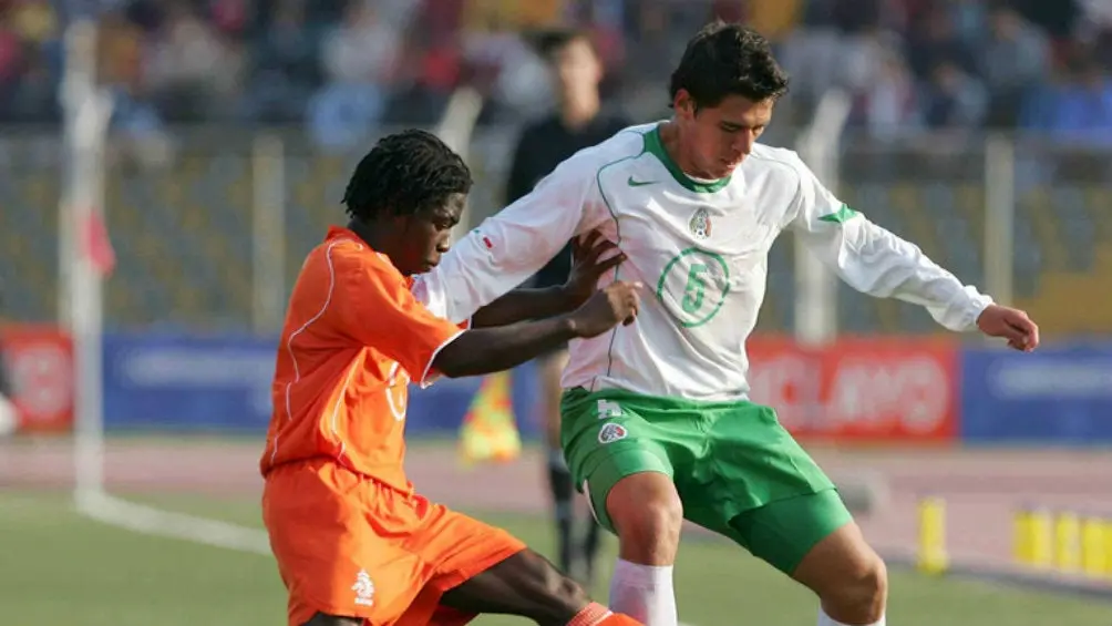Héctor Moreno durante el Mundial del 2005 | MEXSPORT