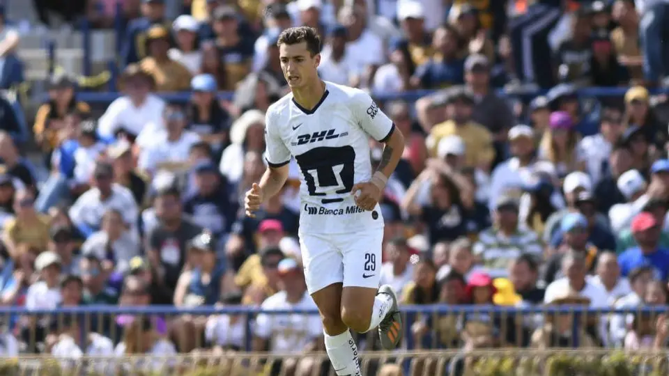 Pumas: Juan Ignacio Dinenno debutó en el juego ante Rayados