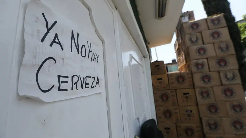 Inventario de cerveza se acabó en México