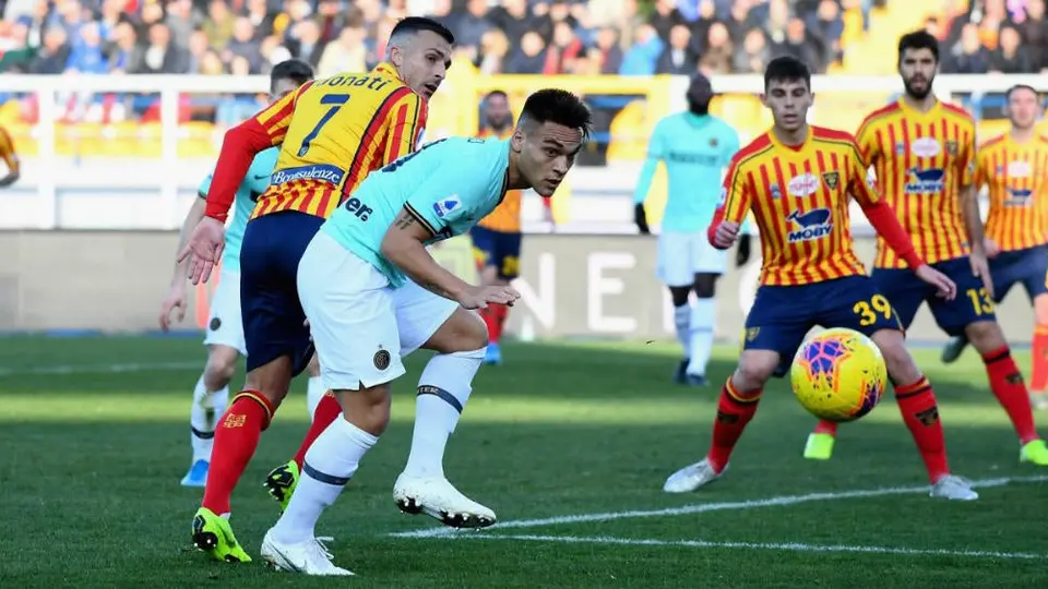 Inter no pudo con Lecce y desperdició oportunidad de acercarse al liderato