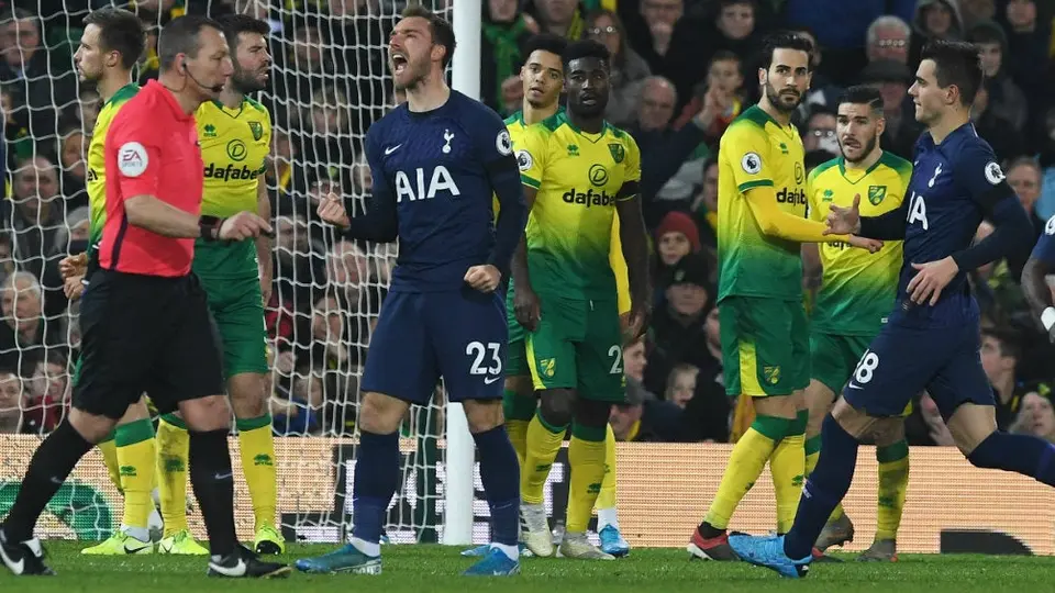 Tottenham empató ante Norwich, último de la Premier League