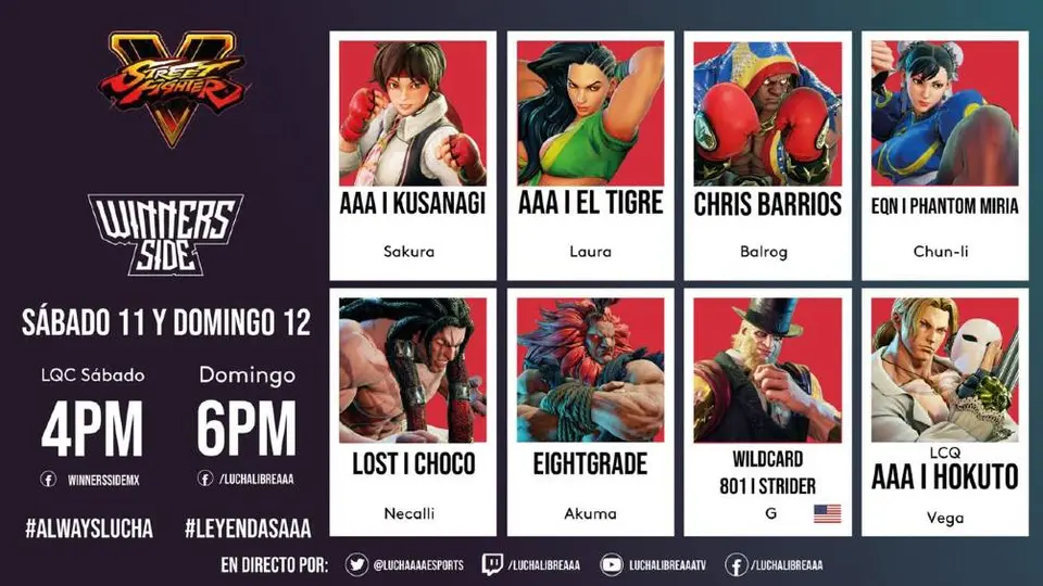 Triple A: listos los ocho finalistas del torneo de leyendas e-sports
