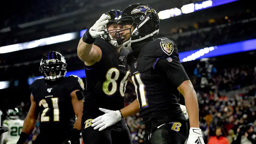 Ravens aplastó a Jets y conquistó la AFC Norte