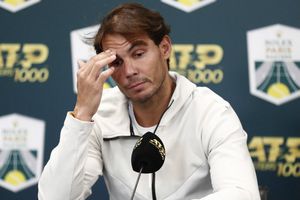 Rafael Nadal se retiró del Masters de París por lesión