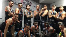 Gallos jugó reta de basquet contra Libertadores de Querétaro de la LNBP