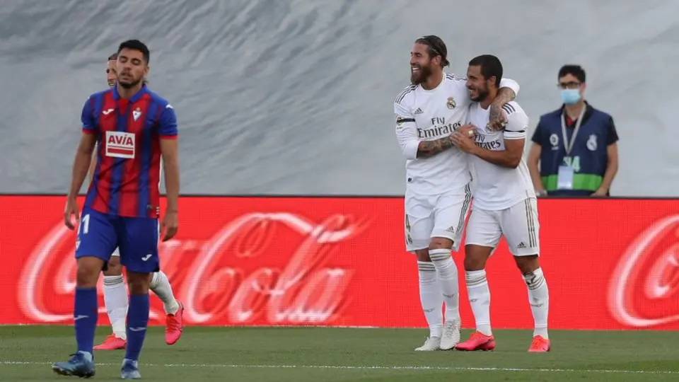 Real Madrid venció al Eibar en su regreso a la actividad de LaLiga