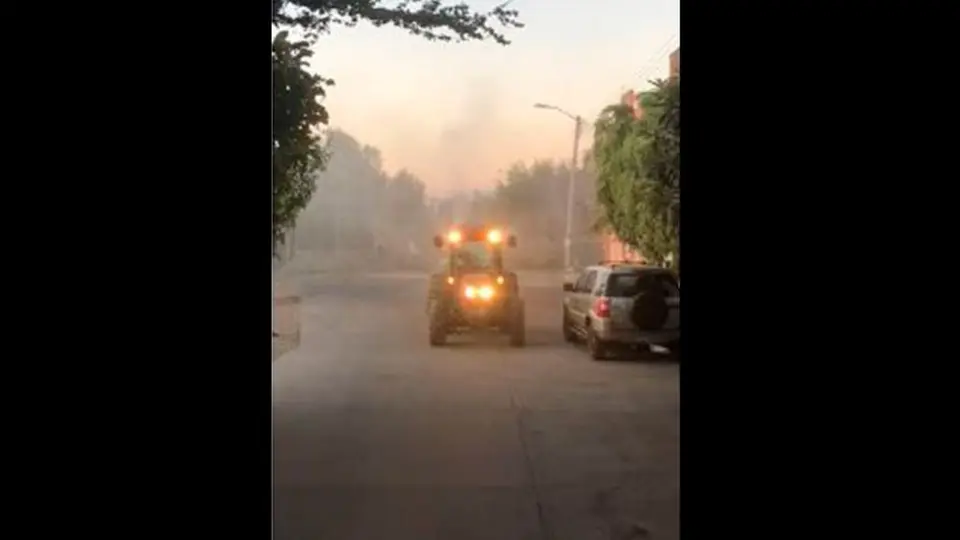Productores de aguacate prestaron su tractores para sanitizar poblados de Jalisco