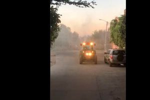 Productores de aguacate prestaron su tractores para sanitizar poblados de Jalisco